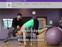 Tablet Screenshot of mitchsgym.com